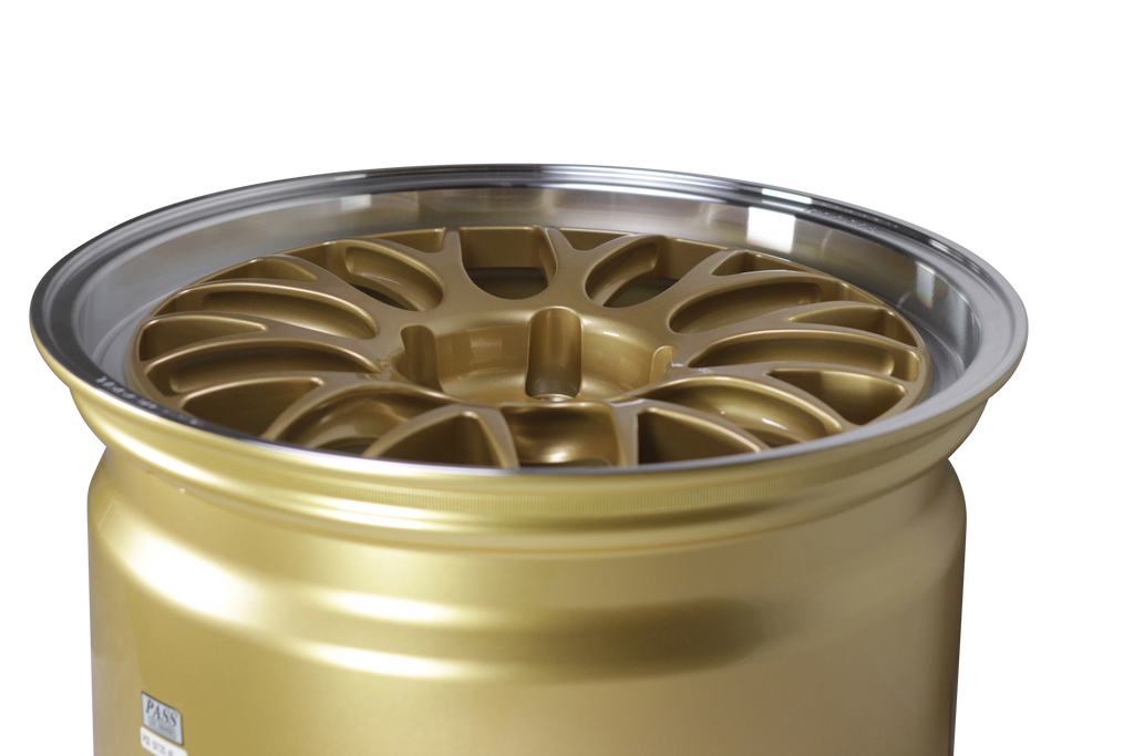 Forged DS18 Honeycomb Gold Rim