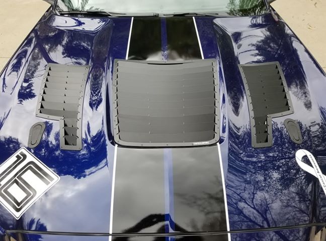 Mustang GT350 (2016+) GT4 Full Louver Kit
