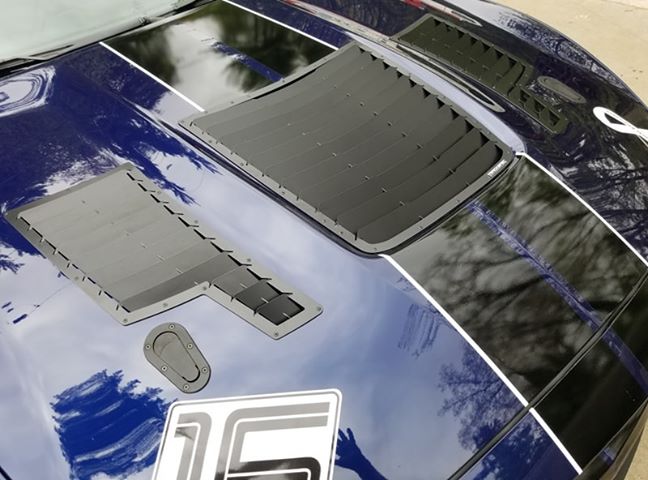 Mustang GT350 (2016+) GT4 Side Only Louver Kit