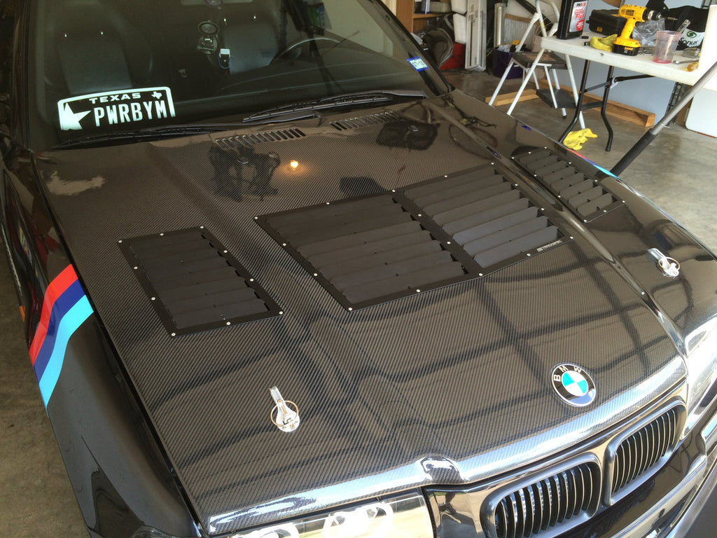 BMW E36 M3 Hood Louvers Kit