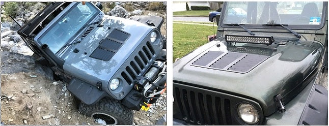 Trackspec Motorsports TJ Jeep Wrangler 97-06 Heat Extractor 2 Section - JKW2SHL