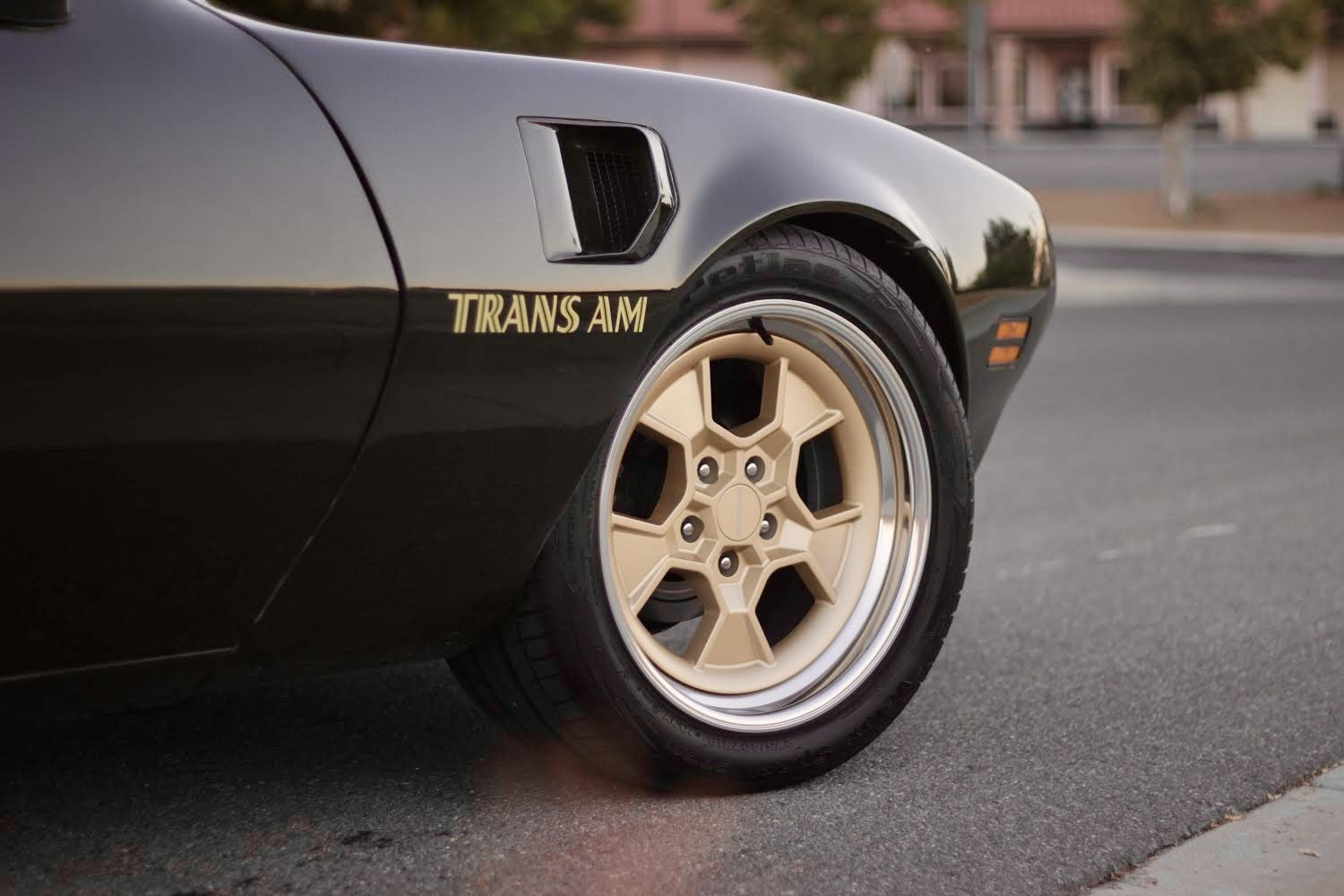 Red Trans Am Custom Rims FORGED MONOBLOCK Honeycomb Heritage Firebird Trans Am Wheels