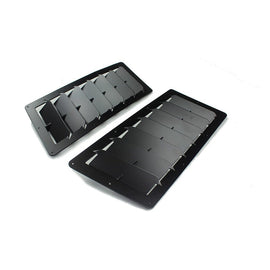 Large Angular Universal Hood Louvers