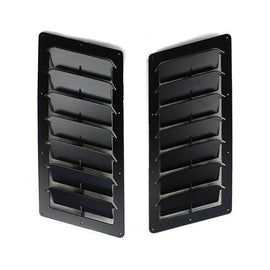 Large Angular Universal Hood Louvers
