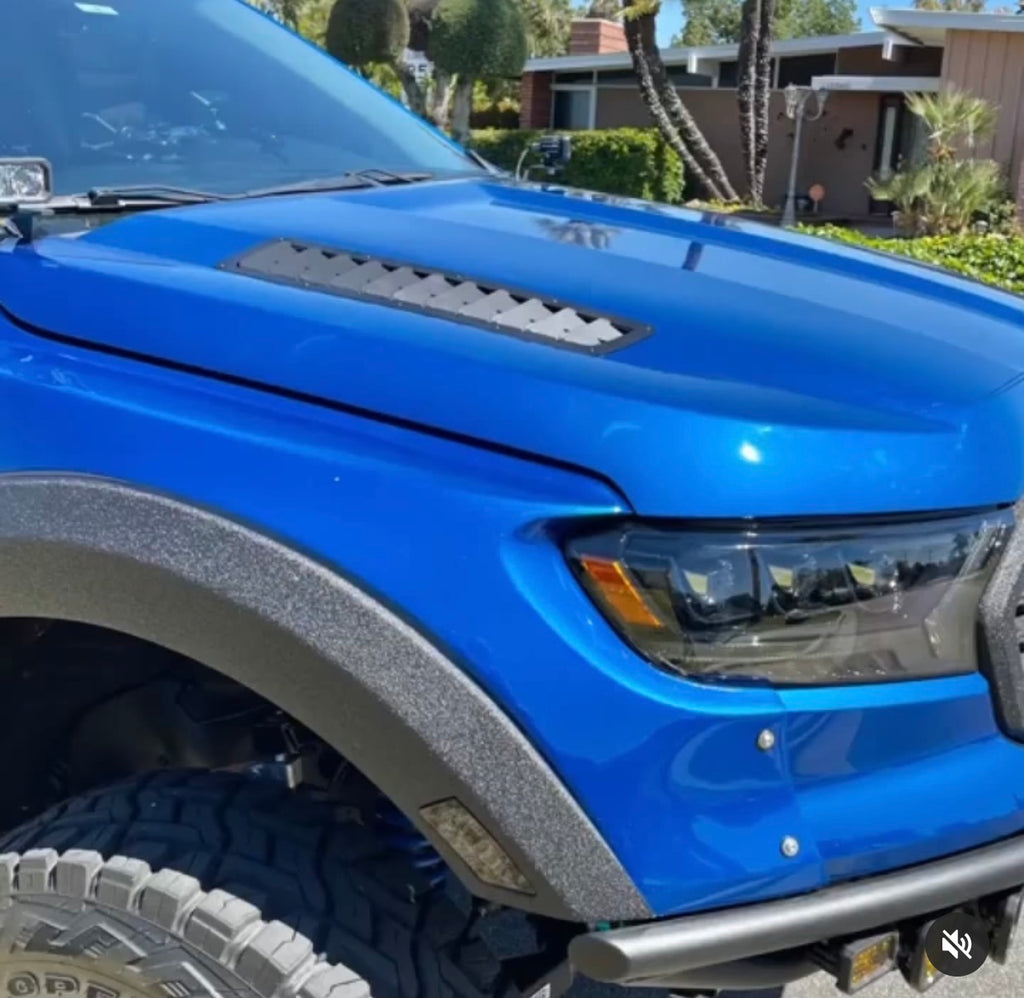 Ford Ranger Rear Louvre Ford Ranger Hood Louver Kit 2018–2022 | Heat Extractors