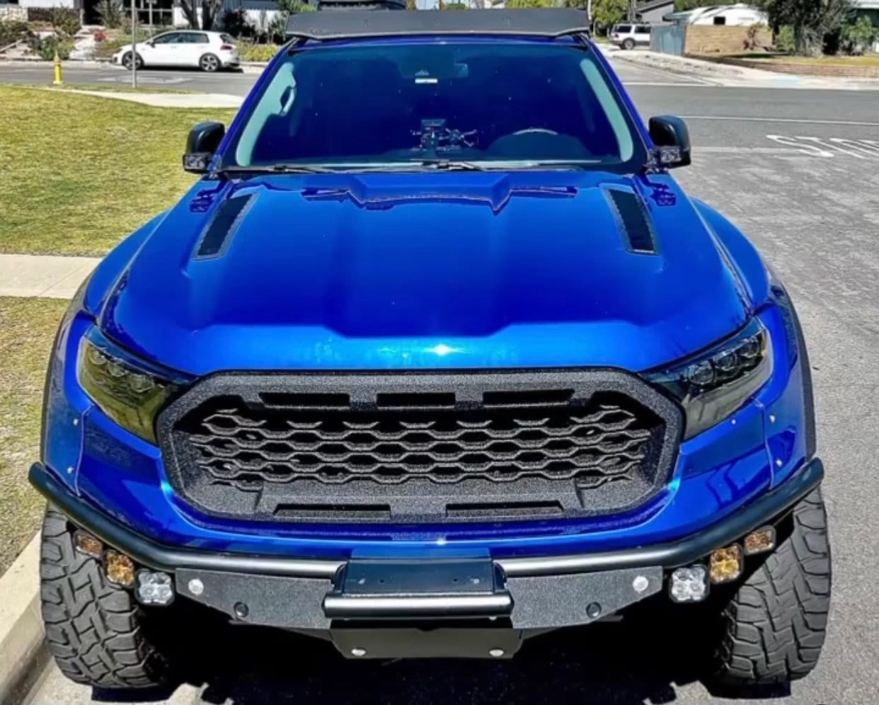 Ford Ranger Rear Louvre Ford Ranger Hood Louver Kit 2018–2022 | Heat Extractors