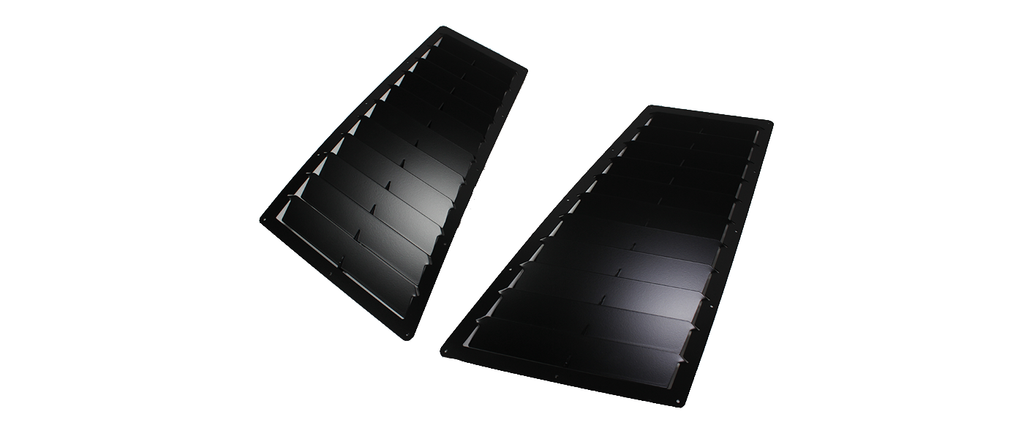 Universal Racing Hood Louver 22 x 11 Inch