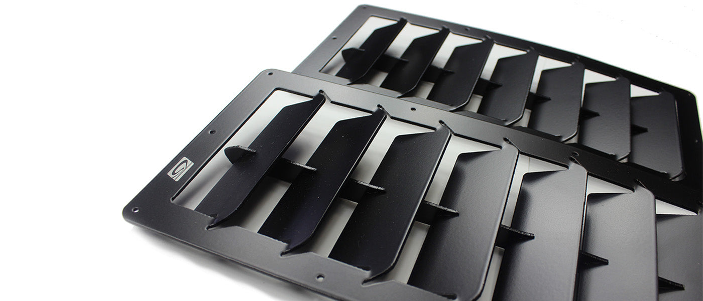 Large Rectangular Universal Hood Louvers